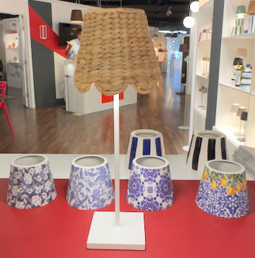 Customizable lampshades - battery operated portable lights - Lightovation 2024 lighting trends