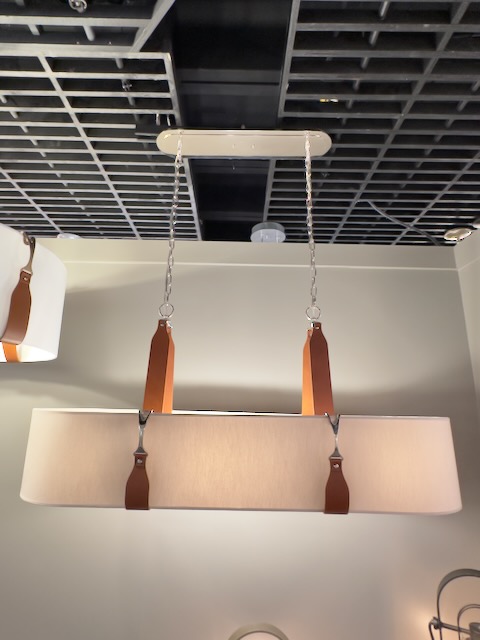Leather accents - 2024 light trends